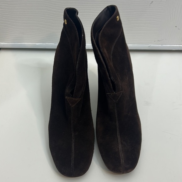 Franco Sarto Limber Brown Booties 6.5M Heel - Picture 2 of 7